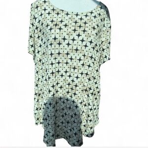 Alfani Geometric Print Blouse Size 3X